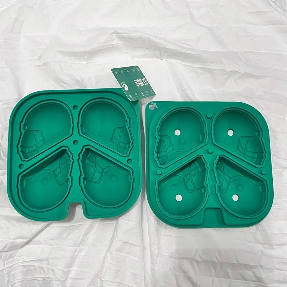 Silicone Super Bowl Football Helmet Ice Mold